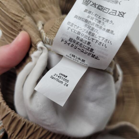 Eddie Bauer pull on articulated knee tan ripstop pants straight leg gorpcore - Picture 9 of 9